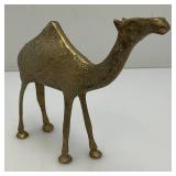 Heavy Brass Etched Camel 2' x 5.5' x 7'