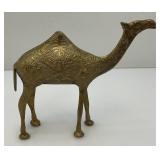 Heavy Brass Etched Camel 2' x 5.5' x 7'