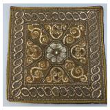Vintage Asain Beaded Pillow Cover 16' x 16'