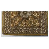 Vintage Asain Beaded Pillow Cover 16' x 16'