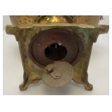 Antique Collectible Traditional Turkish Brass Tea Urn 17.5' Tall Antique Copper And Brass Turkish Dallah Arab Coffee Pot, Middle East Islamic