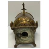 Antique Imperial Russian Tula Charcoal Heavy Brass Samovar With Stamps 19 1/4' Tall