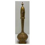 23.5' Etched Brass Ewer: 1950's-60's Coffee/Teapot