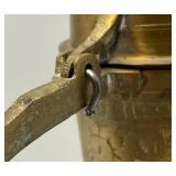 23.5' Etched Brass Ewer: 1950's-60's Coffee/Teapot