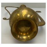 23.5' Etched Brass Ewer: 1950's-60's Coffee/Teapot