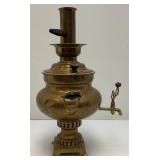 Antique Middle East Turkish Brass Samovar 17' Tall
