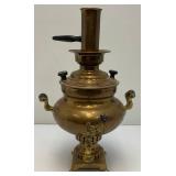 Antique Middle East Turkish Brass Samovar 17' Tall