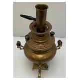 Antique Middle East Turkish Brass Samovar 17' Tall