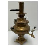 Antique Middle East Turkish Brass Samovar 17' Tall