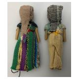 Group Of Vintage Worry Dolls 3 1/2'