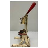 Vintage Betty Potter 10H French Fry Cutter 14' Tall