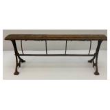 Antique General Store Butcher Paper Cutter, meat Wrap Cutter 29'