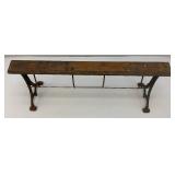 Antique General Store Butcher Paper Cutter, meat Wrap Cutter 29'