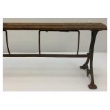 Antique General Store Butcher Paper Cutter, meat Wrap Cutter 29'