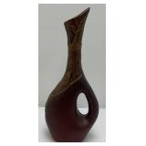 Large MCM Modern Abstract Cutout Vase 19 1/4'