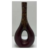 Large MCM Modern Abstract Cutout Vase 21''