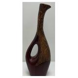 Large MCM Modern Abstract Cutout Vase 25 3/4'