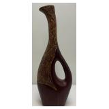 Large MCM Modern Abstract Cutout Vase 25 3/4'