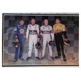 NASCAR Poster of DEI Drivers