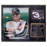 The Legend Will Be Forever In Our Hearts Dale Earnhardt Signed photo on Plaque