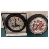 Two Earnhardt Clocks