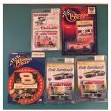 5 Vintage Earnhardt Cars in 1:64 Scale