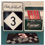 Earnhardt Signs and License Plate Cover