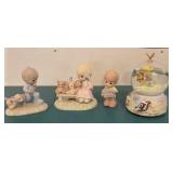 Four Precious Moments Figurines