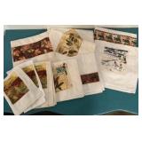 Lot of 10 Fall and Winter Hand Towels