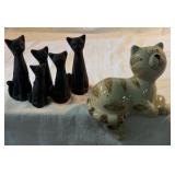 Set of 5 Kitties and a Shelf Sitter Kitty