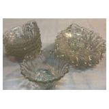 Indiana Glass Wild Rose Pattern Dishes