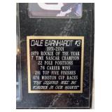 The Legend Will Be Forever In Our Hearts Dale Earnhardt Signed photo on Plaque