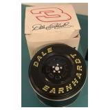 Tin Containing Dale Earnhardt Watch, Photo of Dale Sr, Jr and Kerry, #3 car in Acrylic Container