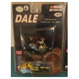 Three NASCAR Dale Earnhardt 1:64 Scale Cars with Hoods