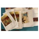 Lot of 10 Fall and Winter Hand Towels
