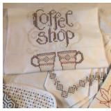 Hand Embroidered Linens and Hand Made Potholders