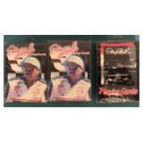 Four Packages of Dale Earnhardt Playing Cards