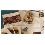 Lot of 10 Fall and Winter Hand Towels