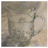 Six Vintage Clear Glass Serving Dishes