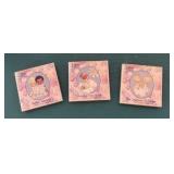 Five Precious Moments Figurines and Three Precious Moments Magnets