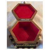 A Collection of Trinket Boxes and an Oriental Style Vase
