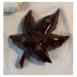 Japan Leaf Dish, Trinket Dishes, Canada Maple Leaf and Vintage Italian Candle Holder
