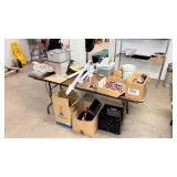 Contents on/under, including table