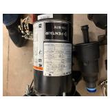 3 Used pumps, untested, with cart