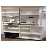 Shelves with contents