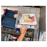 shelving unit w contents