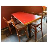 6 top with chairs