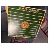 Unique football top table w 3 chairs