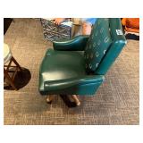 Green office chair