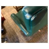 Green office chair